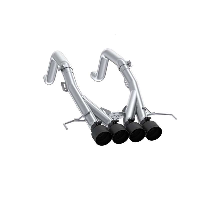MBRP Chevy Corvette 6.2L 3in Axle-Back Muffler Bypass Black Tips