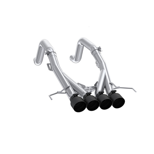 MBRP Chevy Corvette 6.2L 3in Axle-Back Muffler Bypass Black Tips