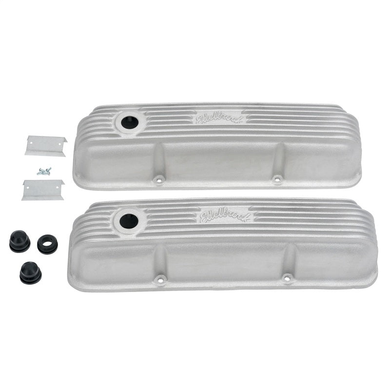Edelbrock 41629 Valve Cover Classic Series Ford 1958-1976 FE V8 Satin
