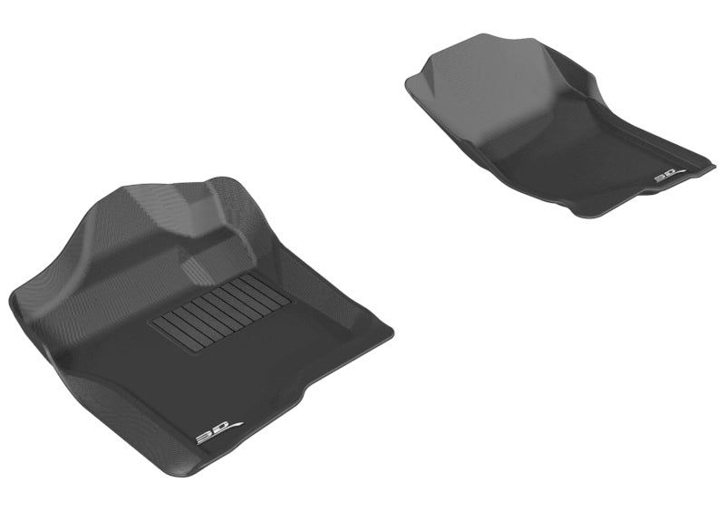 3D MAXpider Kagu Front Floor Mats for 2007-2013 Chevrolet Silverado Extended