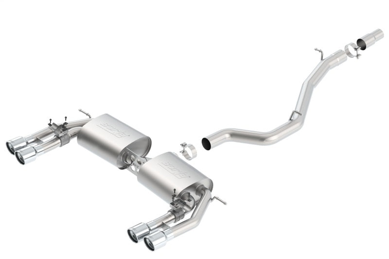 Borla 140631 13-15 Audi S3 S-Type Dual Round Rolled Catback Exhaust - #140631