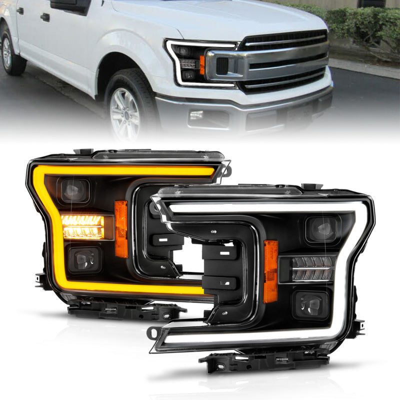 ANZO 2018-2020 Ford F-150 LED Projector Headlights