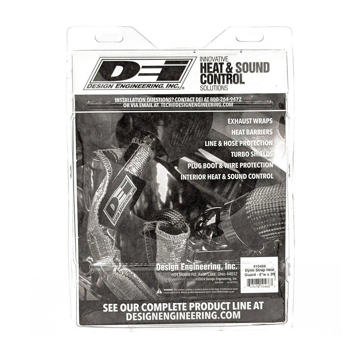 DEI Dyno Strap Heat Guard 5in w x 3ft - Aluminized