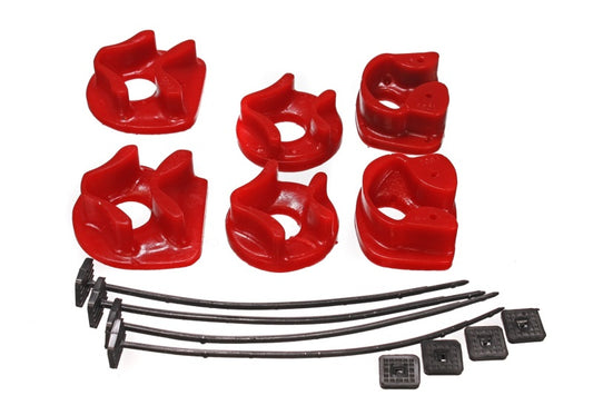 Energy Suspension for 1990-1993 Acura Integra Red Motor Mount Inserts 16.1109R