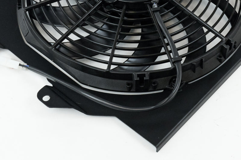 CSF 2858FB Alum Fan Shroud w/12in SPAL Fan for 92-00 Honda Civic Black Finish