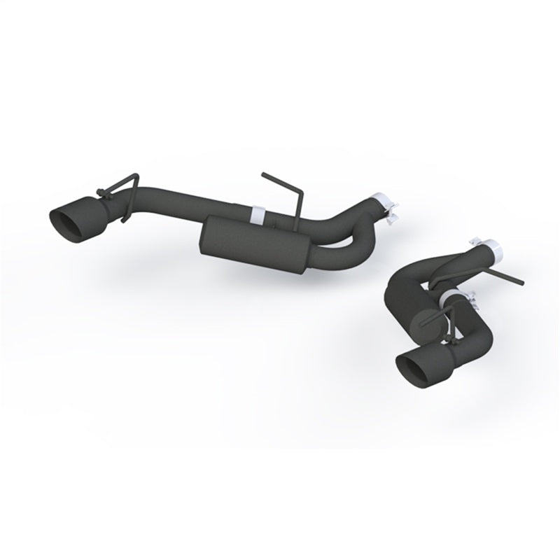 MBRP Camaro 2.5in Black Coated Non NPP Axle Back Exhaust - 4in