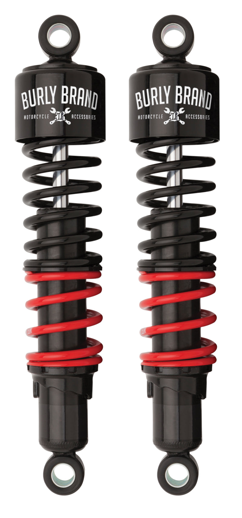 Burly Brand B28-1251 Stiletto Shocks 13.0 in Black for 1988-2022 Harley-Davidson Sportster