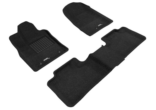 3D MAXpider Elegant Front & Rear Floor Mats for 2012-2023 Dodge Durango
