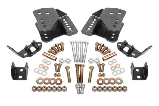 BMR 1978-1987 G-Body Rear Coilover Conversion Kit - Black Hammertone