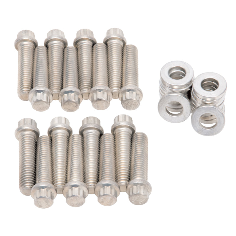 Edelbrock 8564 Plated Intake Bolt Kit for 2161