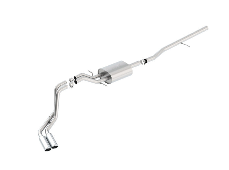 Borla 140550 S-Type Cat-Back 14 Sierra 1500 Ext. Cab Stnd Bed/CC Short Bed 143.5in WB Side Exit Exhaust - #140550