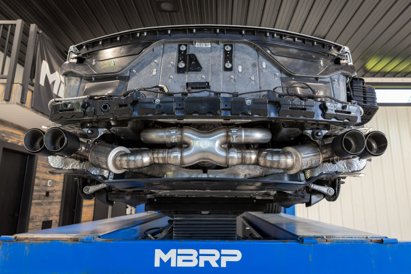 MBRP Corvette C8 3in Active Cat Back Quad Split Rear Exit Exhaust