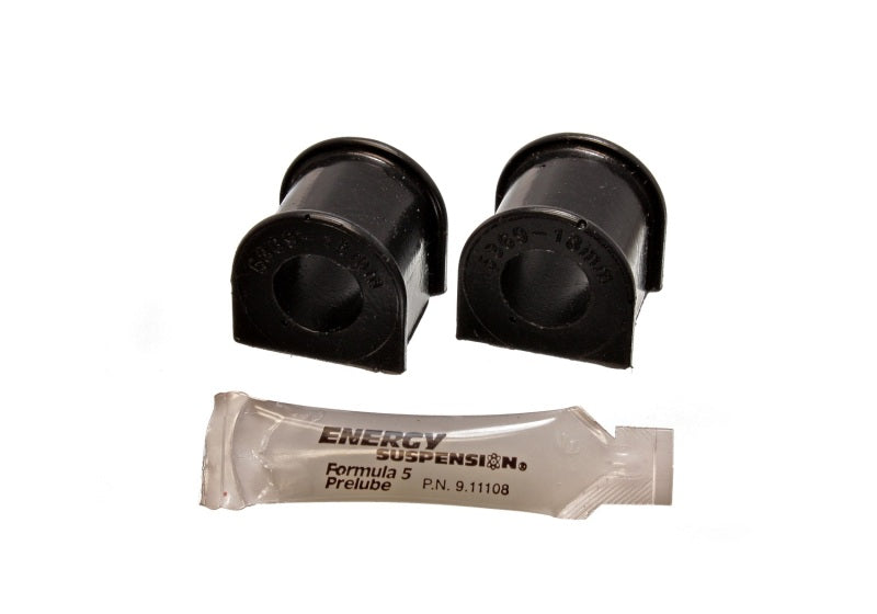 Energy Suspension for 88-91 Civic Black 18mm Front Sway Bar Bushings 16.5110G