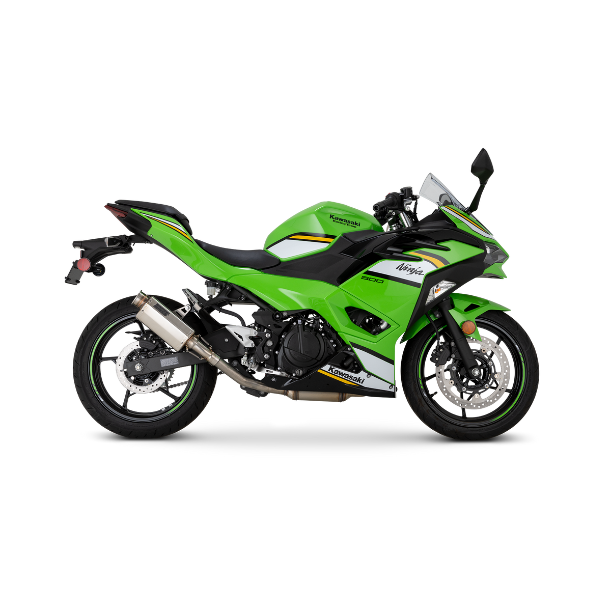 Vance & Hines 33601 VS-6 Slip-Ons Brushed for 2024-2025 Kawasaki Ninja 500/Z500