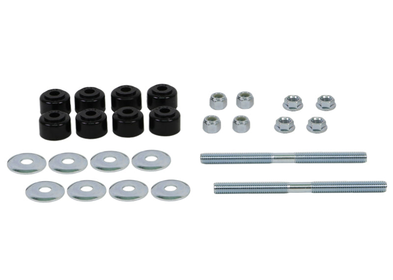 Whiteline W21806S Universal Sway Bar Link Threaded Rod with Poly Bushings 140mm