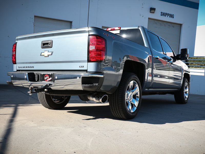 aFe Apollo GT Series 4in 409SS Cat Back Exh System Polished Tip 14-18GM Silverado 1500 V8-6.2L - #49-44116-P