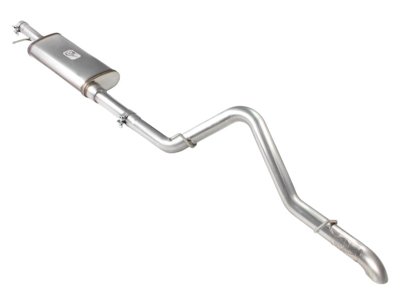 aFe MACHForce XP Exhaust Cat-Back 2.5in SS-409 Hi-Tuck 12-14 Jeep Wrangler Unlimited V6 3.6L 4Dr - #49-46231