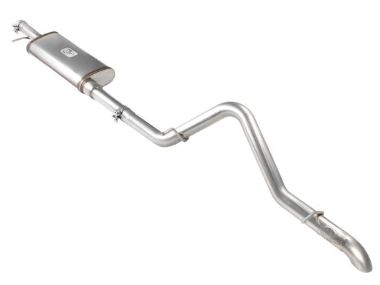 aFe MACHForce XP Exhaust Cat-Back 2.5in SS-409 Hi-Tuck 12-14 Jeep Wrangler Unlimited V6 3.6L 4Dr - #49-46231