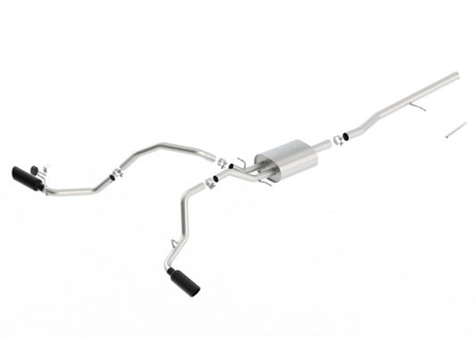 Borla 140546BC 14-16 Chevrolet Silverado 1500 5.3L ATAK Catback Exhaust w/ Black Chrome Tips - #140546BC