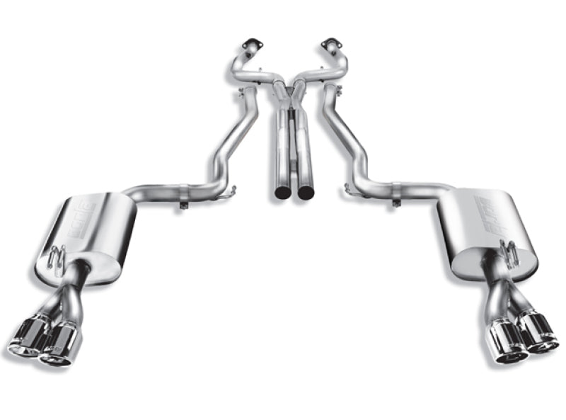 Borla 140287 08-09 Pontiac G8/GT 6.0L 8cyl SS Catback Exhaust w/ X Pipe - #140287