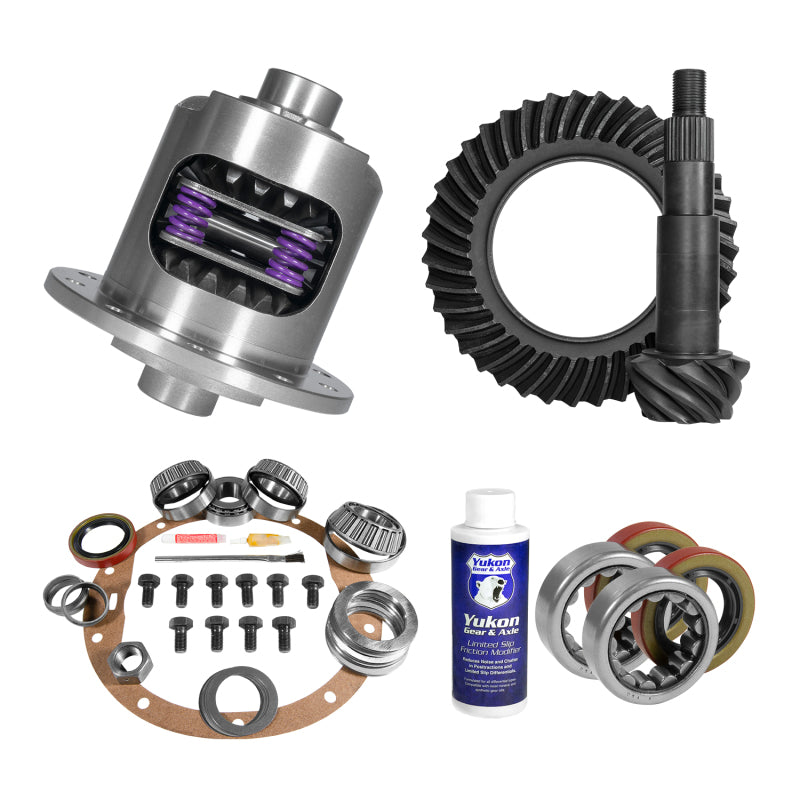 Yukon Gear & Axle YGK2340 For 70-96 Chevrolet Caprice Limited Slip & Re-Gear Kit - 8.5in Diff 30 Spline 4.56 Ratio