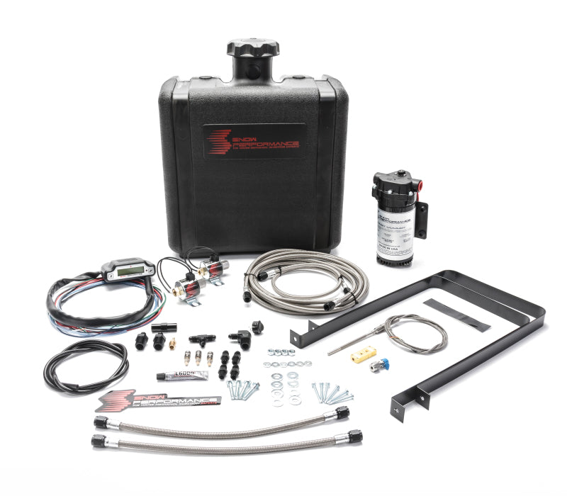 Snow Performance SNO-530-BRD for Chevy/GMC Stage 3 Boost Cooler Water Injection Kit (SS Braided Line 4AN Fittings)