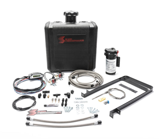 Snow Performance SNO-530-BRD for Chevy/GMC Stage 3 Boost Cooler Water Injection Kit (SS Braided Line 4AN Fittings)