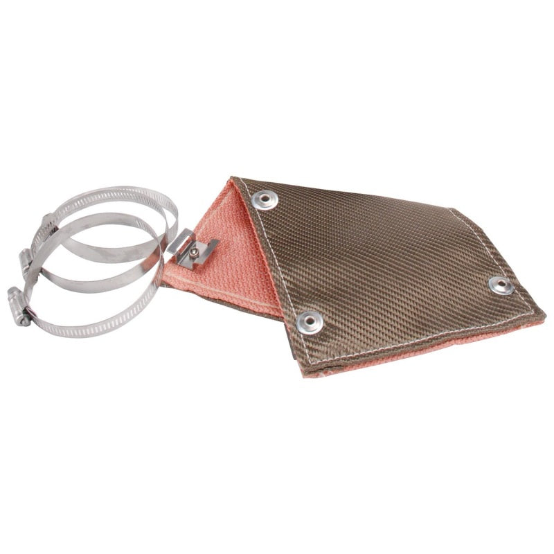 DEI Pipe Shield with Stainless Steel Clamps - 6in x 12in - Titanium