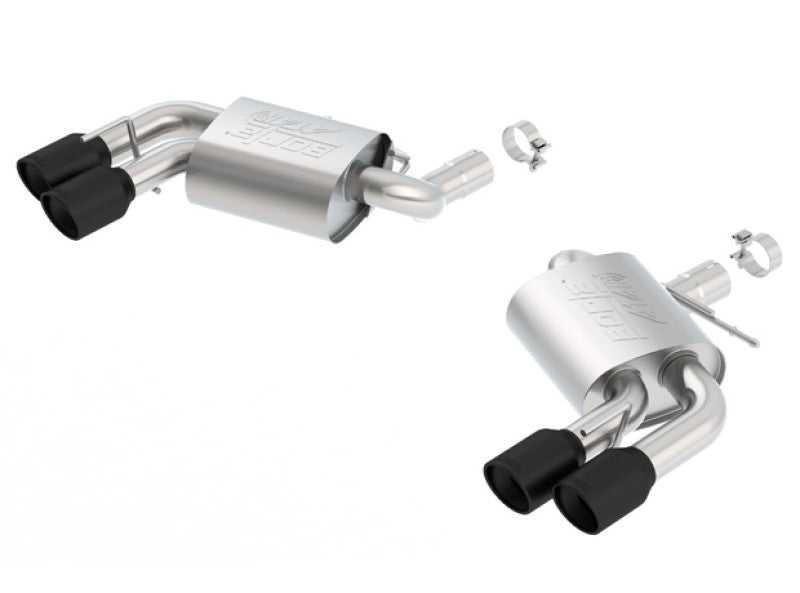 Borla 11921CB 16-18 Chevy Camaro V8 SS AT/MT ATAK Rear Section Exhaust w/o Dual Mode Valves Ceramic Black - #11921CB