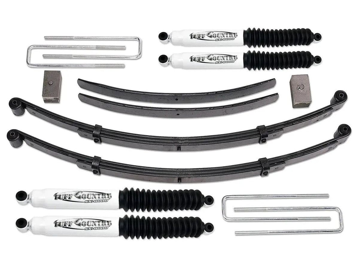 Tuff Country 34700KN 4in Lift Kit SX8000 for 1969-1993 Dodge Ramcharger 1/2 Ton and 3/4 Ton 4WD