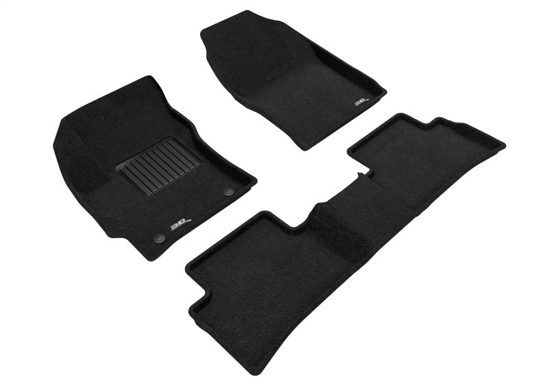 3D MAXpider Elegant Front & Rear Floor Mats for 2019-2024 Toyota Corolla Hatchback