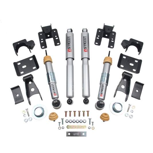 Belltech Lowering Kit 16.5-17 for Chevrolet Silverado All Cabs 4WD 2inF/2inR