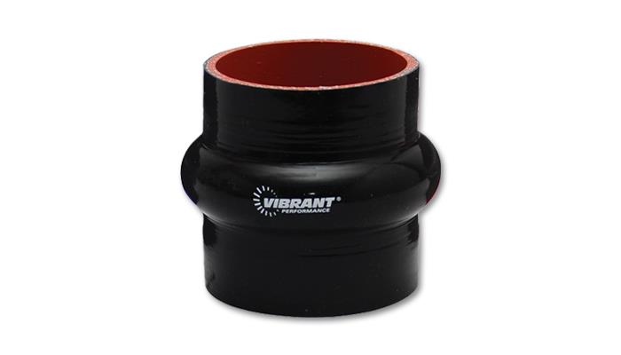 Vibrant 4 Ply Reinforced Silicone Hump Hose Connector - 1.5in I.D. x 3in long
