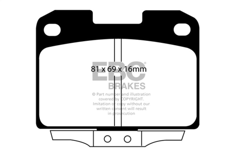 EBC 94-96 Dodge Stealth 3.0 4WD Greenstuff Rear Brake Pads DP21098