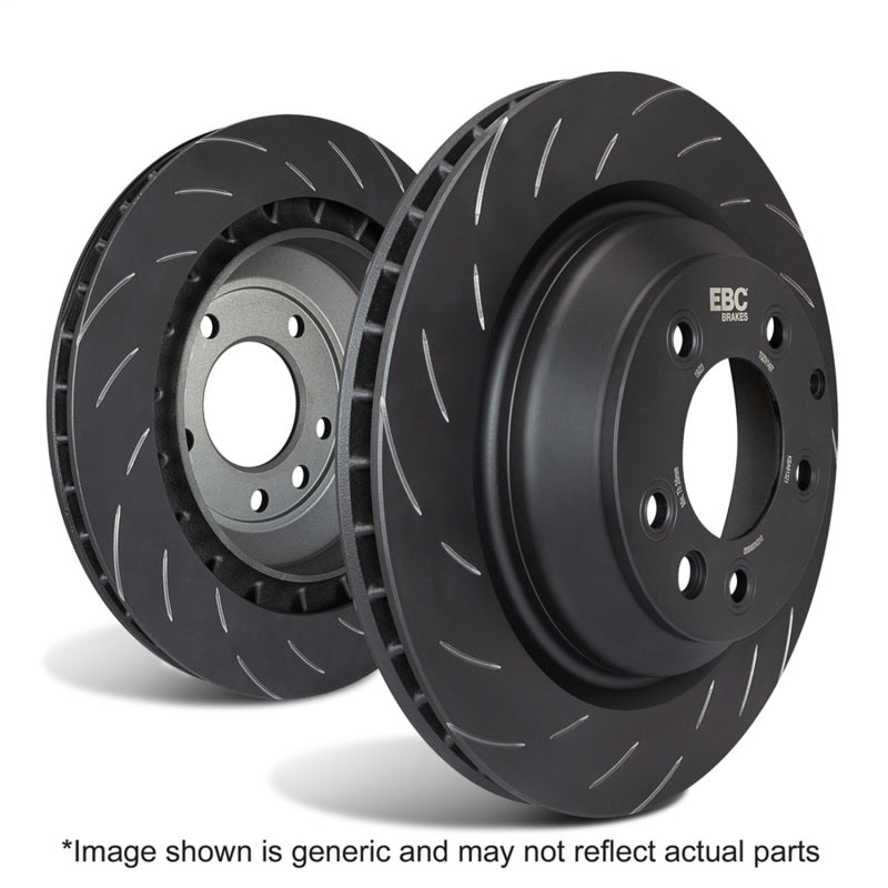 EBC Racing 2016-2023 Dodge Charger SRT Hellcat 6.2 Supercharged SG Series One Piece Rear Rotor Set SG7366