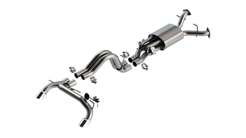 Borla 140934 Cat-Back Exhaust System ATAK for 2022-2026 Ford Bronco Raptor (3.0L V6 Twin Turbo)