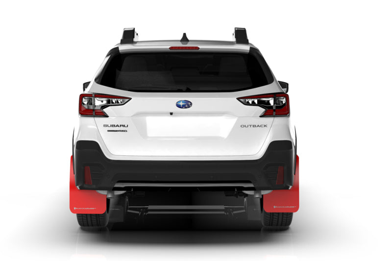 Rally Armor UR Mud Flaps - 2020-2025 Subaru Outback - Black/Grey Logo - #MF66-UR-BLK/GRY
