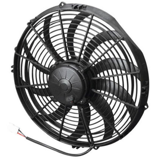 SPAL 30102042 14 Inch High Performance Electric Fan Puller Curved Blade 1864 CFM