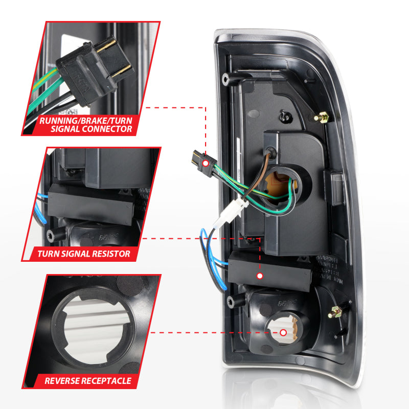 ANZO 1997-2007 Ford F-250 Super Duty LED Taillights