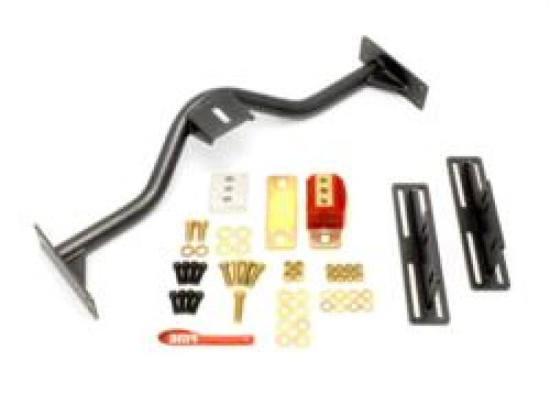 BMR 1967-1969 1st Gen F-Body Transmission Conversion Crossmember TH350/PG/700R4/4L60E - Black Hammertone