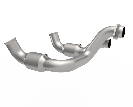 Kooks 14003300 for 2020-2022 Ford F250 7.3L V8 / Ford F350 7.3L V8 3in SS Green Connecting Pipes