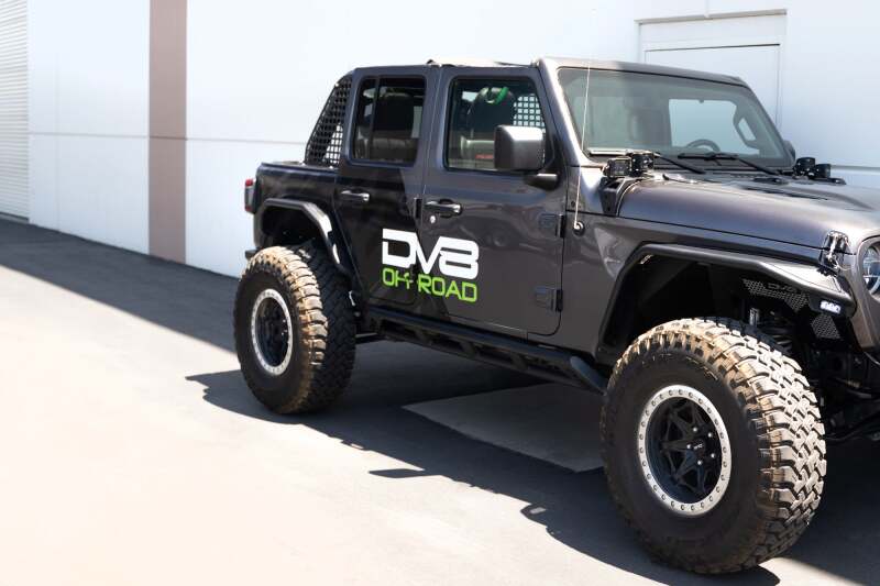 DV8 Offroad 18-23 Jeep Wrangler JL 4 Door FS-15 Series Rock Sliders - #SRJL-07