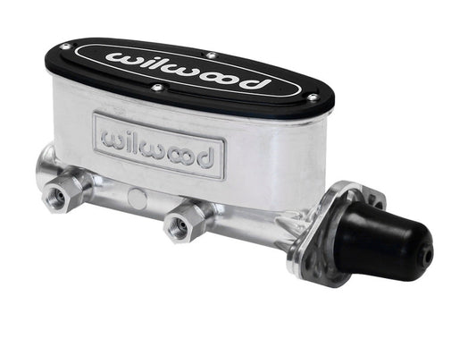 Wilwood High Volume Tandem Master Cylinder - 1 1/8in Bore Ball Burnished - #260-8556-P