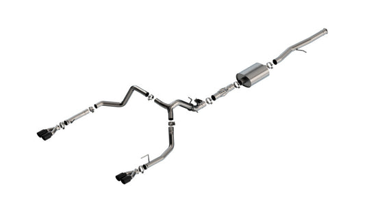 Borla 140997BC 2024 Chevy Silverado 1500 6.2L V8 ATAK Catback Exhaust w/ Simulator - Black Chrome - #140997BC