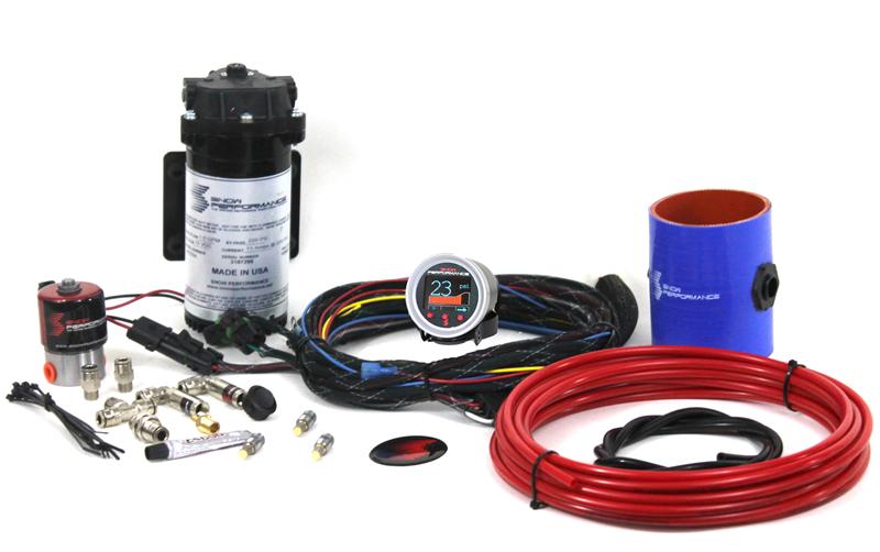 Snow Performance SNO-410-BRD for 07-17 Cummins 6.7L Stage 2 Boost Cooler Water Injection Kit (SS Braided Line & 4AN)