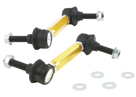 Whiteline KLC140-135 Universal Sway Bar End Link Kit 130-155mm Heavy Duty Adjustable 10mm Ball Studs for 2013-2018 BMW 320i, 2013-2018 BMW 320i xDrive, 2016-2021 BMW M2 and More