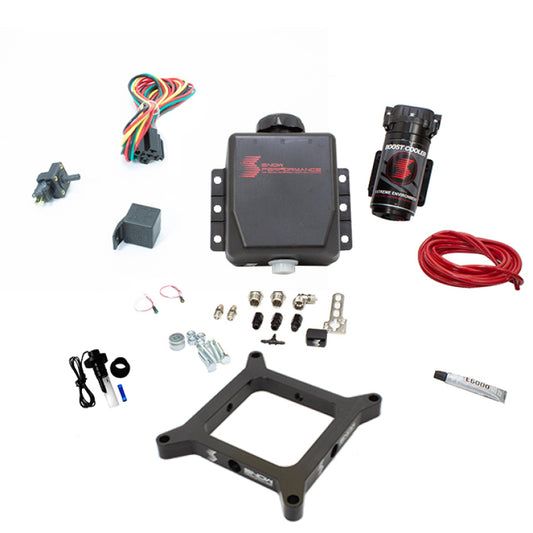 Snow Performance SNO-15025-BRD 4150 Flange Gas Stage 1 Naturally Aspirated Water Inj Kit (SS Braided 4AN Fittings)