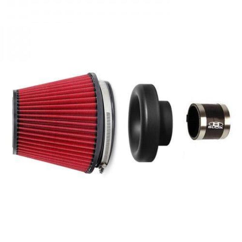 BLOX Racing Performance Filter Kit w/ 4.0inch Velocity Stack Air Filter and 4.0inch Silicone Hose BXIM-00310
