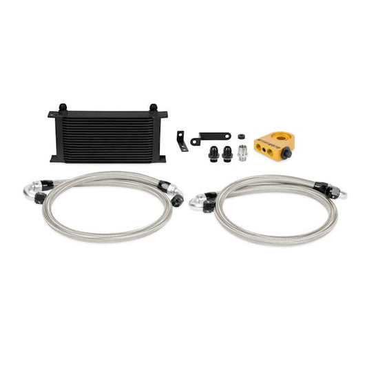Mishimoto 08-14 WRX/STi Thermostatic Oil Cooler Kit - Black - #MMOC-STI-08TBK