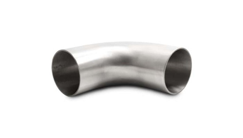 Vibrant 2.5in OD 4.13in Tangent Length T304 SS 90 Deg Mandrel Bend w/Extended